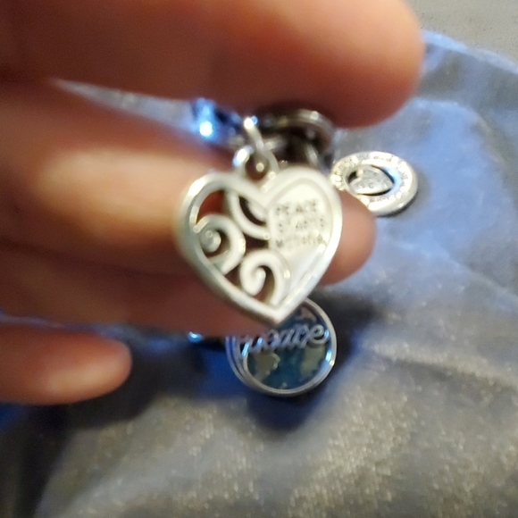 Brighton Peace&Love charm bracelet 🕊💙 - Picture 3 of 5